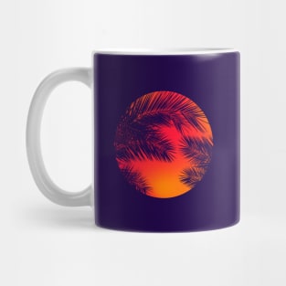 Palm Tree Sunset Mug